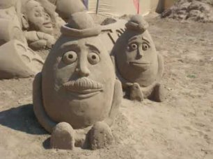 Турция - 2011, песчаные фигуры