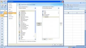 Excel Tips 24 - Quickly Add Buttons to and Customize the Quick Access Toolbar in Excel 2007