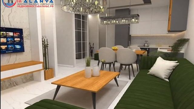 ПРОЕКТ НОВОГО ЖИЛОГО КОМПЛЕКСА В ЦЕНТРЕ АЛАНЬИ / Недвижимость в Аланье Анталии Турции от застройщик