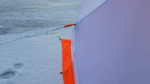 ПЕРВЫЙ ЛЁД 2021-2022! Рыбалка в Караганде. Обзор палатки КУБ-Пингвин, 2×2.