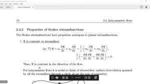 Axis symmetric Flow and Stokes Stream function