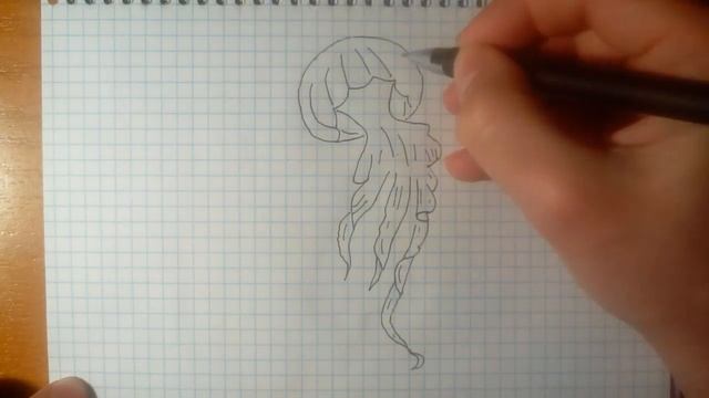 КАК НАРИСОВАТЬ МЕДУЗУ ПРОСТО ШАГ ЗА ШАГОМ смотреть онлайн