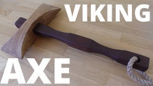 ТОПОР  ВИКИНГА ИЗ ДЕРЕВА. СВОИМИ РУКАМИ.DIY