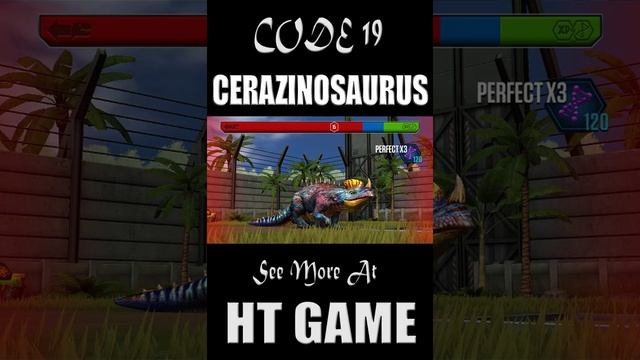 CODE 19 CERAZINOSAURUS_JURASSIC WORLD THE GAME смотреть онлайн