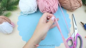 Удивительный Гномик из Ниток и Втулки Своими Руками ? Gnome of Yarn - Christmas decorations