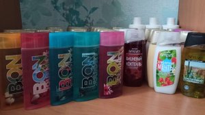 Моя коллекция гелей для душа.