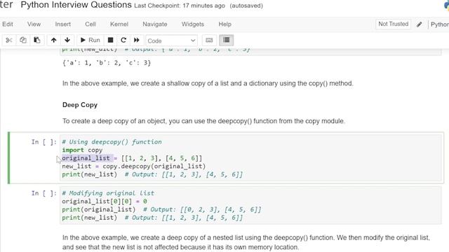 How to Copy an Object in Python
