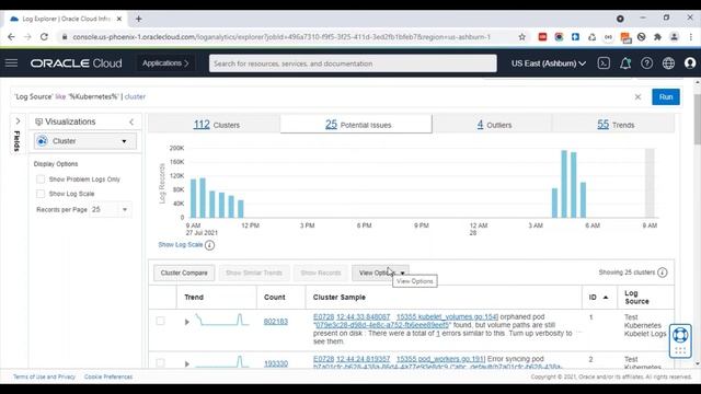 Faster troubleshooting with OCI Logging Analytics' cluster feature, using Kubernetes logs смотреть онлайн