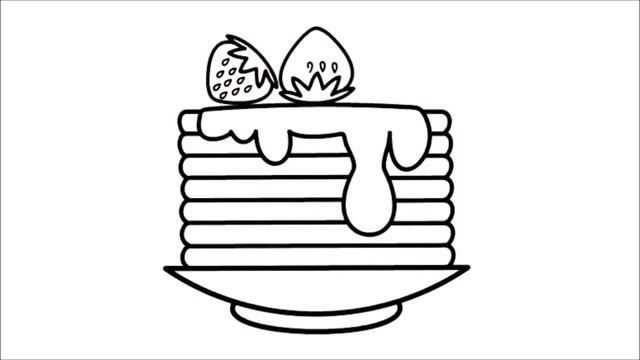 Торт Радужный Торт Раскраска Как Рисовать Торт Рисуем Раскраски Rainbow Cake Coloring Book How