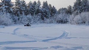 Снегоход Стелс Ермак 800 двух лыжный.