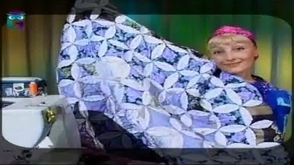 Лоскутное шитья. Круг - шаблон для сборки лоскутных изделий. Шьем одеяло, сумку, подушку