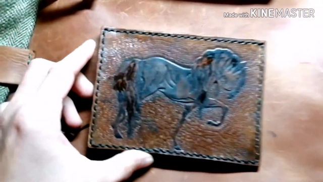 НОВАЯ МОДЕЛЬ КОЖАНОГО КАРТХОЛДЕРА! ТИСНЕНИЕ НА КОЖЕ/ LEATHERCRAFT/ LEATHER CARVING/ CARDHOLDER