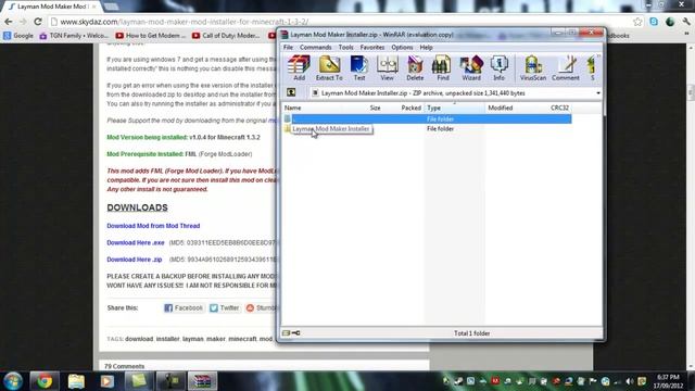 Minecraft: How To Install Layman Mod Maker Mod 1.3.2 смотреть онлайн