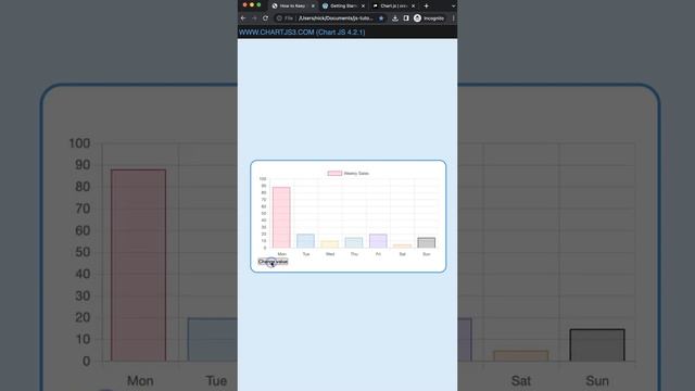 How to Keep Y Scale at Max 100 Percent in Chart JS 4 Short