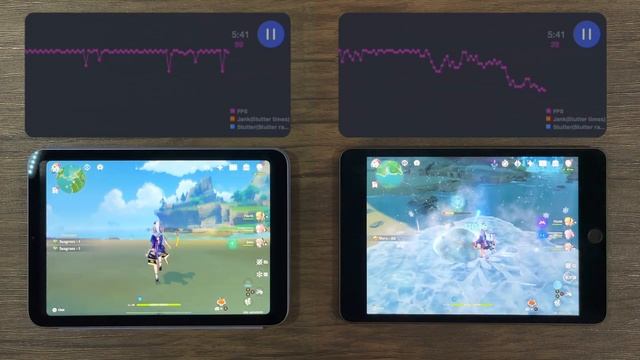 iPad Mini 5 vs iPad Mini 6 Genshin Impact FPS Mobile Gaming Performance Test смотреть онлайн