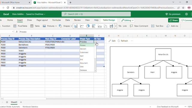 Membuat Diagram / Struktur Organisasi di Excel dg AddIns Microsoft Visio Mudah dan Cepat смотреть онлайн