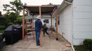 DIY Patio Makeover | Before and After with a Pergola