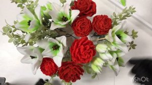 Букет из лилий и гвоздик. Мыловарение с Пандой.