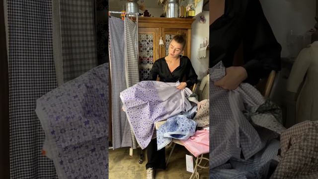 Хлопок виши с жаккардовым купоном. MaxMara. Что сшить из ткани с купоном смотреть онлайн