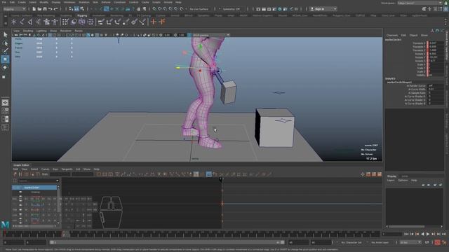 9.1 -  Your first character animation in Maya - Part 1 / Ваша первая персонажная анимация в Maya