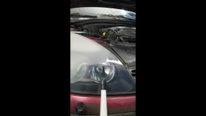 Восстановление прозрачности пластика фар Renault Symbol(химполировка)