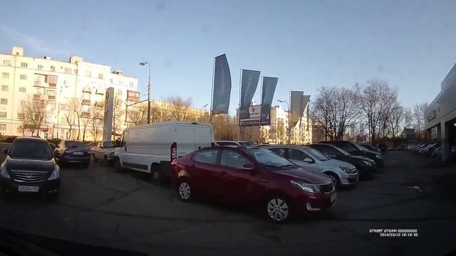 Видеорегистратор Street Storm CVR A7620 день, задняя камера смотреть онлайн