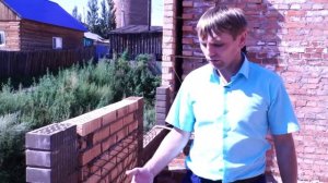 Строительство дома из кирпича. Четвертая серия. (Первый этаж).