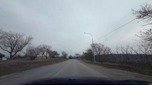 Дорога с Парка живой истории Федюхины высоты в Балаклаву