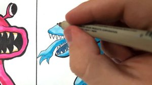 Drawing ROBLOX New Rainbow Friends / Drawing FNF Rainbow Friends Concept