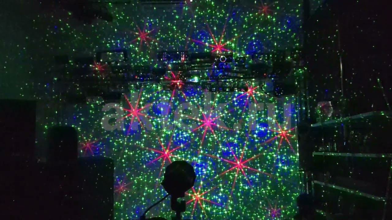 ЛАЗЕРНЫЙ ПРОЕКТОР НОВОГОДНИЙ УЛИЧНЫЙ SKYDISCO GARDEN RGB 50 GALAXY
