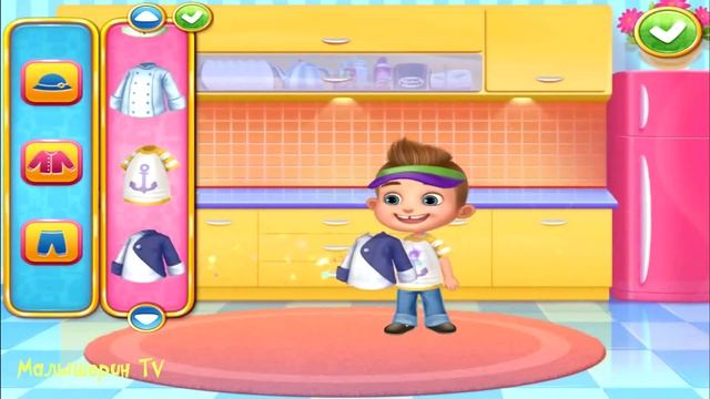 Играю и готовлю тортик и мороженное в игре для детей про кухню смотреть онлайн