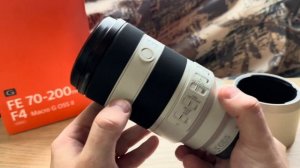 Sony 70-200 F4 Macro G OSS II
