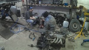 Замена ДВС QG18DE Nissan Sylphy G10 Timelaps