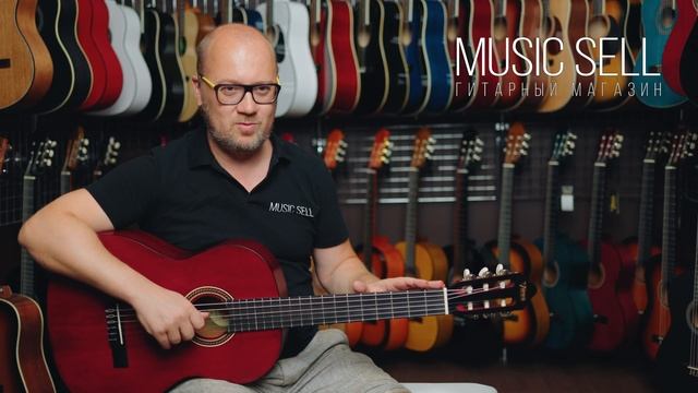 КЛАССИЧЕСКАЯ ГИТАРА ДЛЯ МУЗЫКАЛЬНОЙ ШКОЛЫ CLASSICAL GUITAR VALENCIA RED MUSIC SELL смотреть онлайн