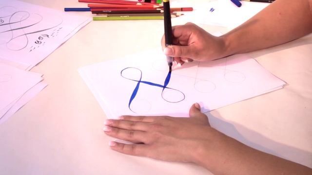 Каллиграфия для детей. Упражнение 
