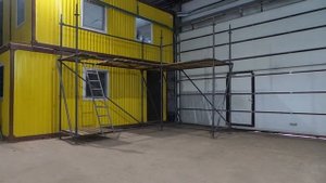 Монтаж клиновых лесов