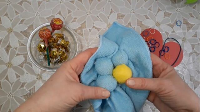 Gift Handmade Towel ? DIY Подарок из конфет, кофе, полотенец  Подарок своими руками с сюрпризом