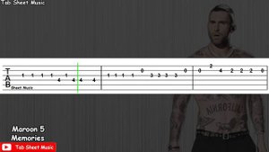 Maroon 5 - Memories Guitar Tutorial