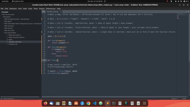 Python Map vs Filter vs Reduce| Map, Filter and Reduce Function Explained | Reduce Function Clearly