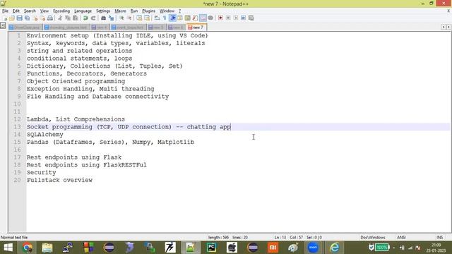 Python Developer Demo Class by Deepak | #python #ruby #pandas #scripting #numpy #pythonforbeginners