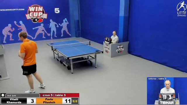 23:00 Хамурда Виталий 3:1 Плющ Павел   cтол 5  ЮГ-6 17.04.22