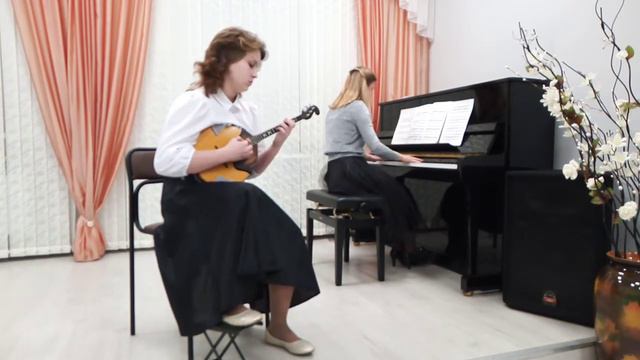 Корель Арина 14 лет И.С.Бах Соната g - moll I часть