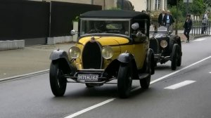 FESTIVAL BUGATTI 2013 MOLSHEIM ARRIVEE DES VOITURES