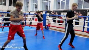 Тренировка по боксу - боевая практика ГНП (спарринги)