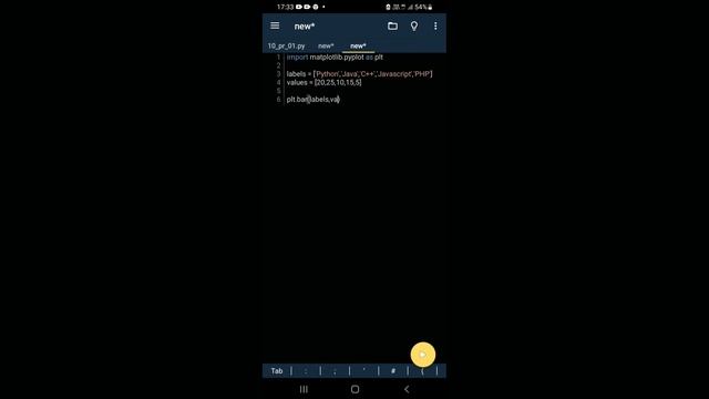 bar-graph pattern with python ❤ | matplotlib library | Fun Code | #funcode #codewithharry