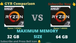 Ryzen 7 5700U vs Ryzen 7 4800H Full comparison #ryzen7 #5700u vs #4800H #10101_iX