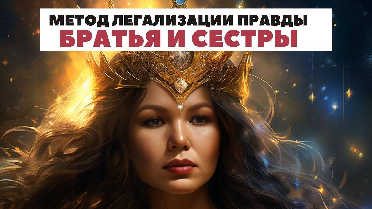Братья и сестры. Метод легализации правды. Фразы для проработки