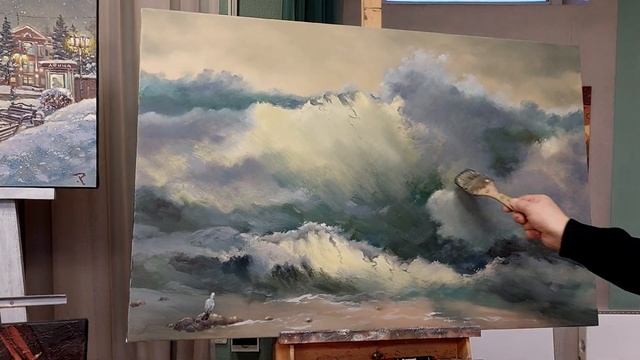 МОРСКОЙ ПЕЙЗАЖ. ??ХУДОЖНИК ВЯЧЕСЛАВ КАРИН смотреть онлайн