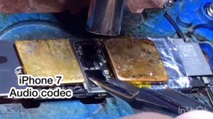 iPhone 7 audio codec(перепайка аудиокодек)