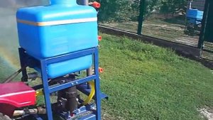 Опрыскиватель к минитрактору садовый 120 л